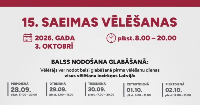 Vēlēšanu oficiālā vietne CVK.lv