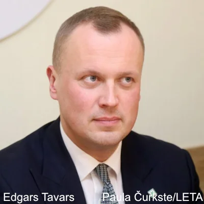 Latvijas Zaļā partija līderis Edgars Tavars